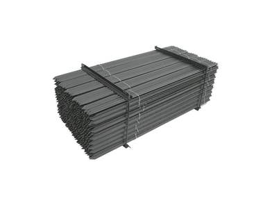 Steel Posts Black Pack